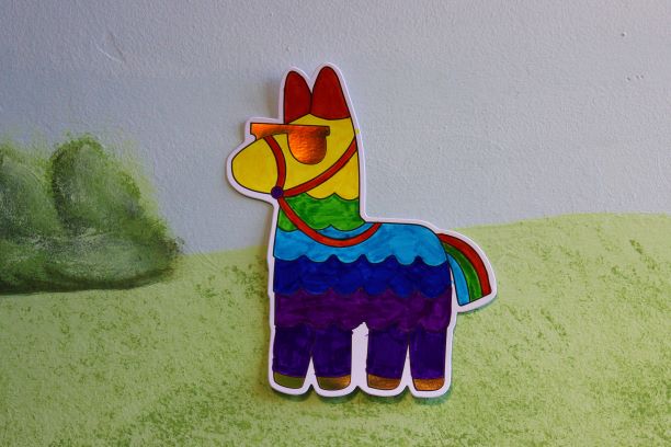 July Make & Take Monday – Summer Llama Coloring Cutouts