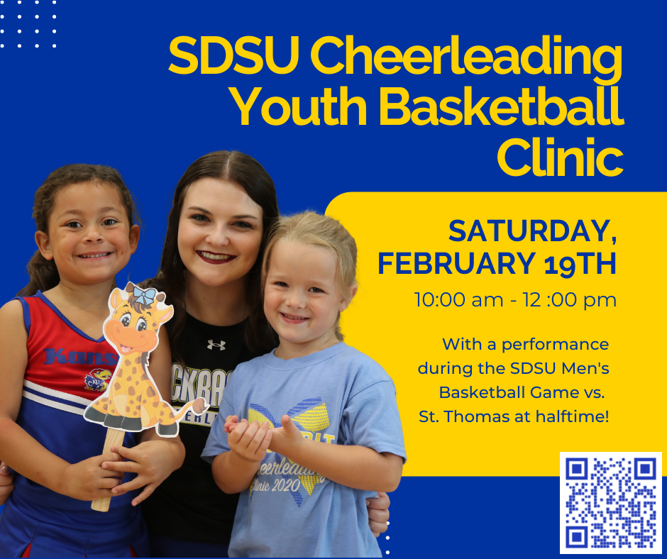 SDSU Cheerleading Youth Basketball Clinic