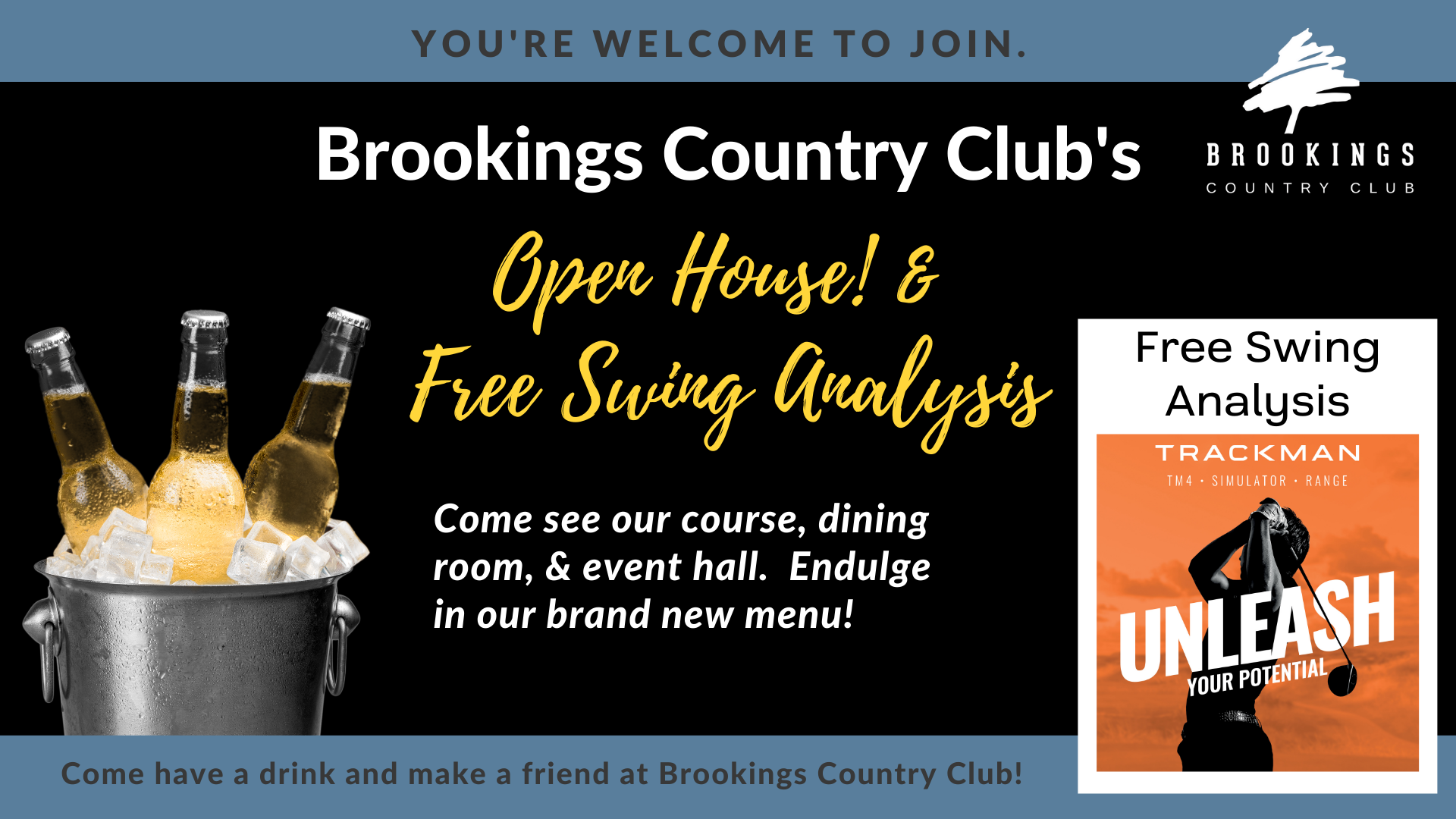 Brookings Country Club Open House & Swing Analysis