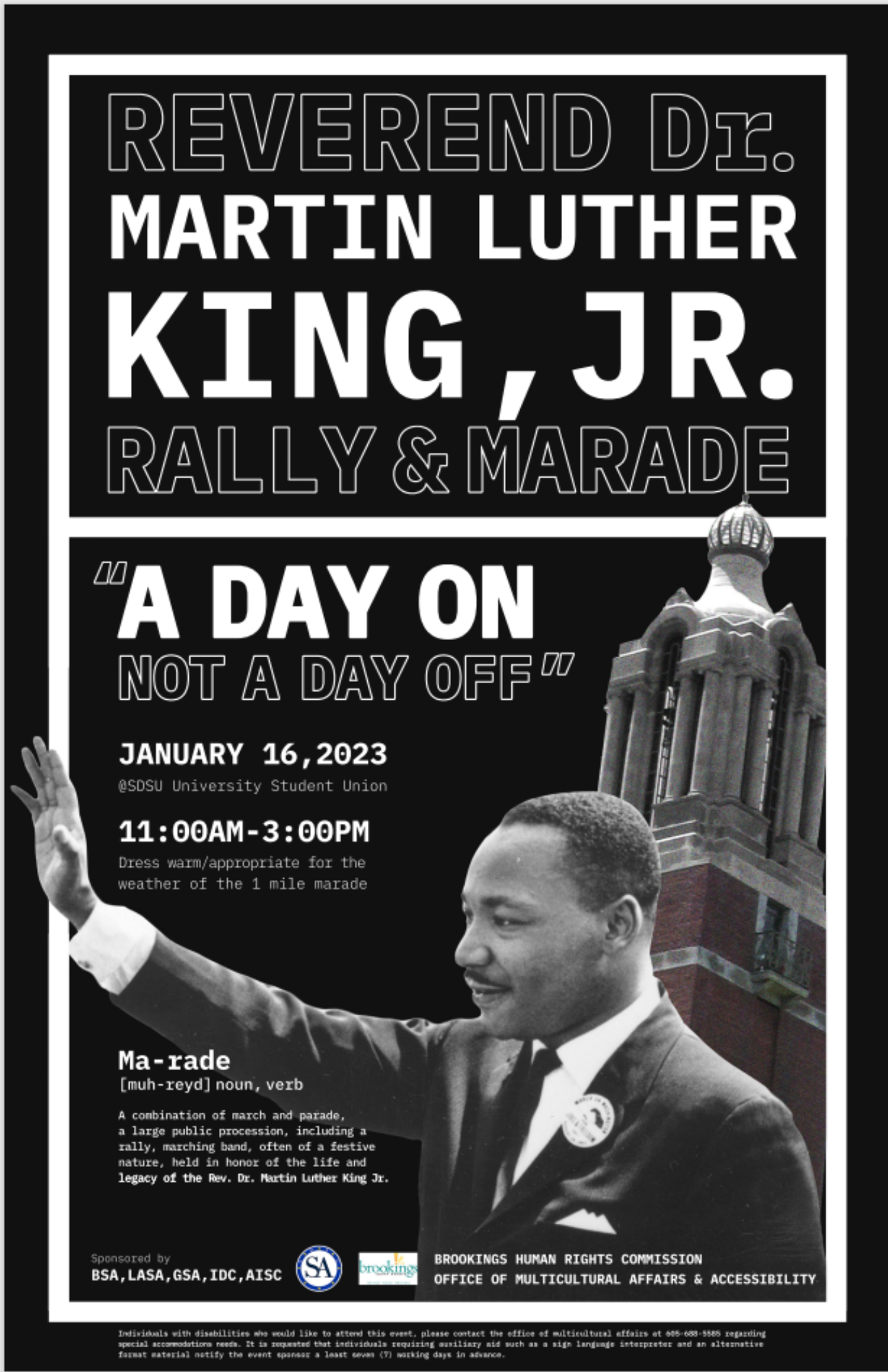 Dr. Martin Luther King, Jr. Rally and Marade