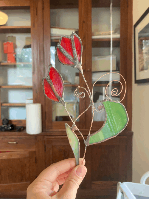 Make Stained Glass Flowers & Sun Catchers