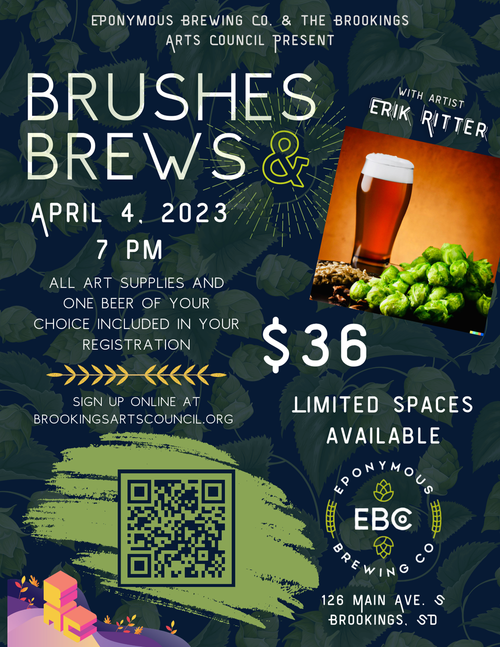 Brews & Brushes at Eponymous Brewing Co.