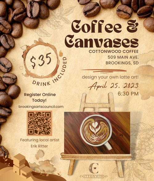 Coffee & Canvases at Cottonwood Coffee