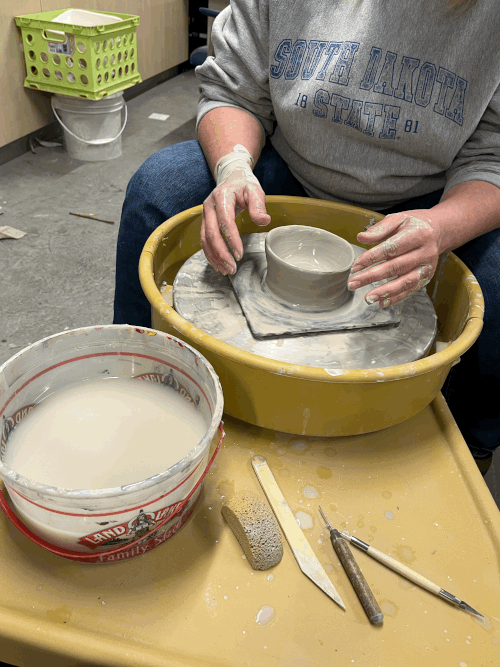 Pottery Wheel Lesson – Feb. 1 & 22