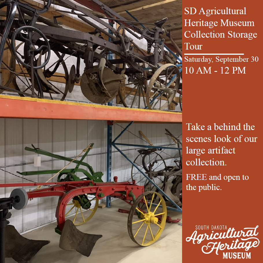 SDSU Family Weekend Agricultural Heritage Museum Collections Storage Tours