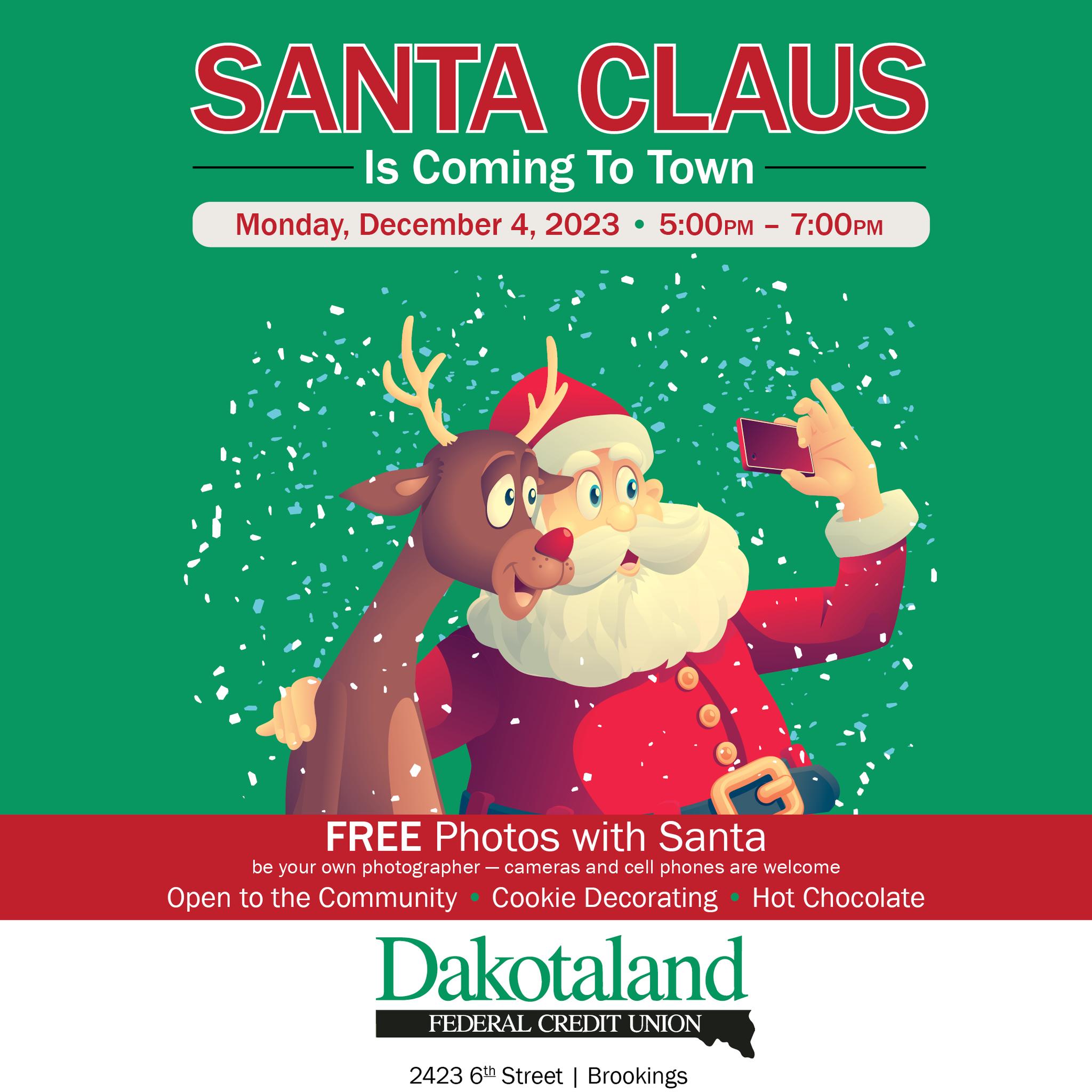 Dakotaland Brookings Branch Santa Night