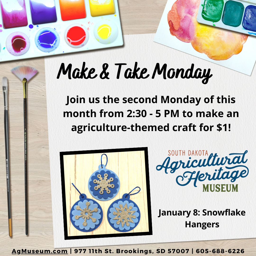 January Make & Take Monday – Snowflake Hangers