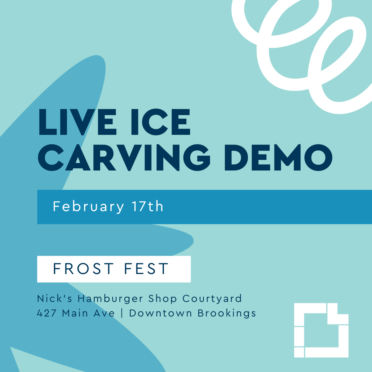 Live Ice Carving Demo in Downtown Brookings