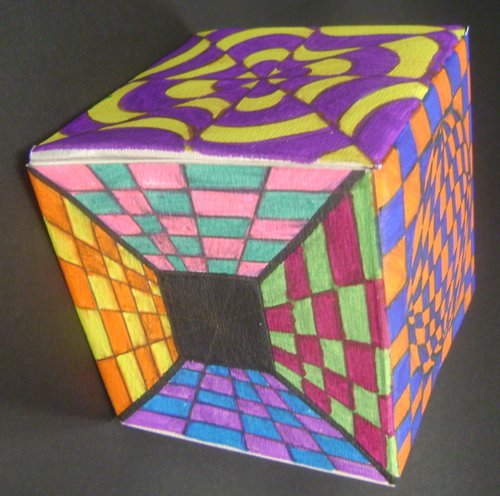 Optical Illusion Cube – Kids Class