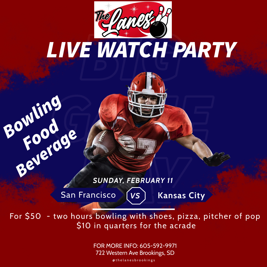 Super Bowl Watch Party at The Lanes