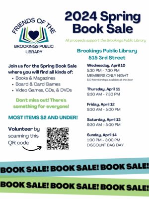 Friends of the Brookings Public Library Spring Book Sale