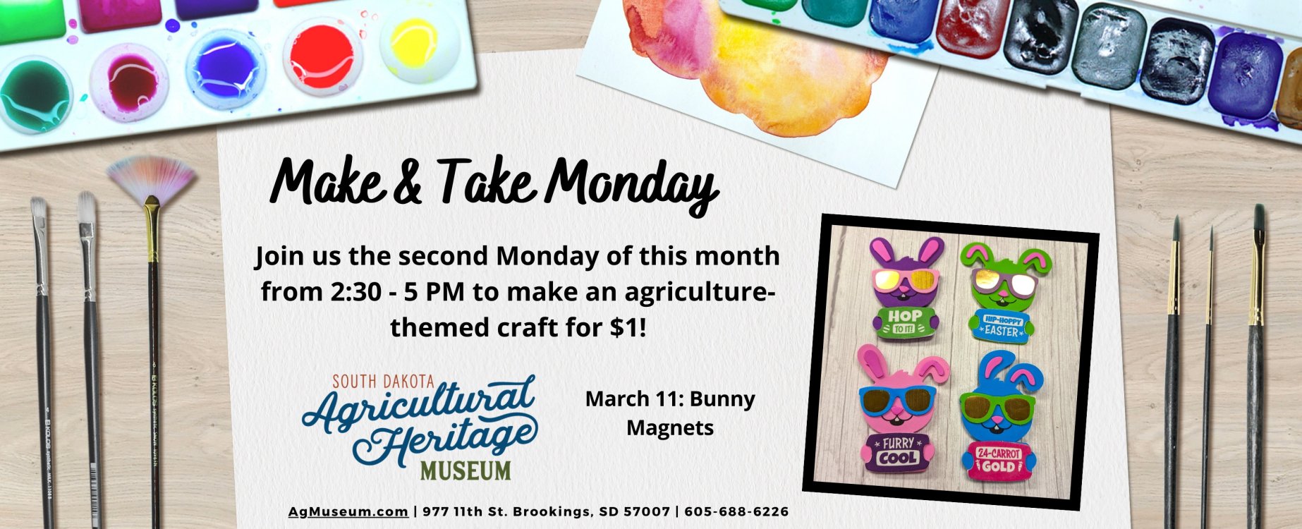 March Make & Take Monday – Bunny Magnets