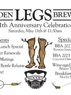Wooden Legs Brewing Company's 11th Anniversary Celebration