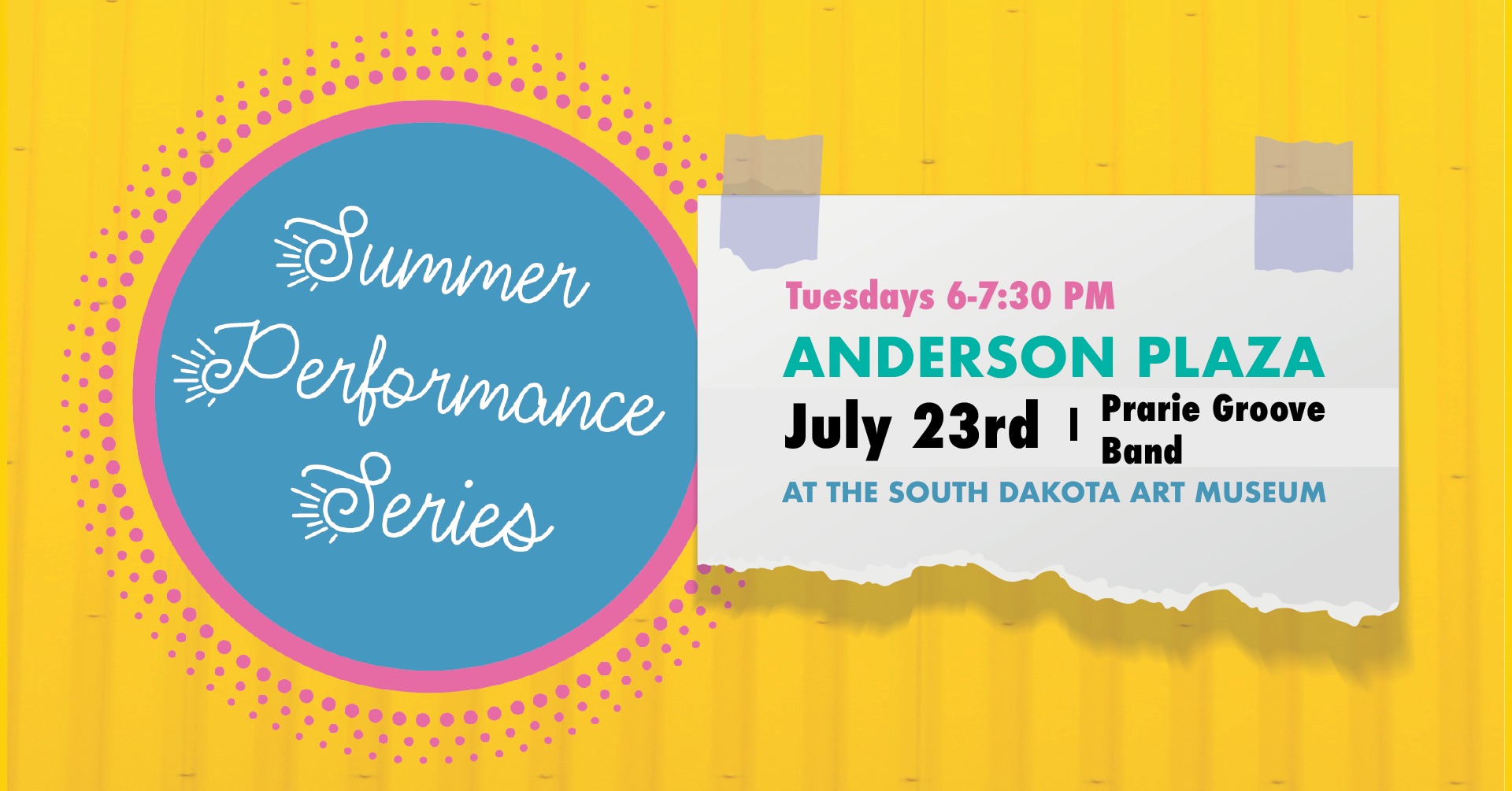 Anderson Plaza Summer Performance Series— Prairie Groove Band