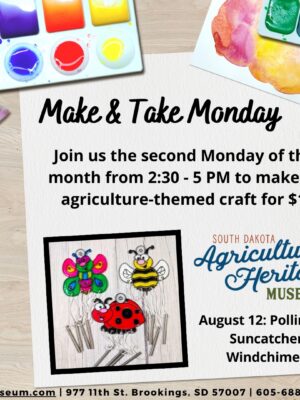 August Make & Take Monday - Pollinator Suncatcher Windchimes