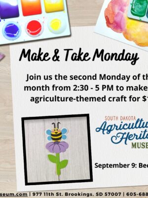 September Make & Take Monday - Bee Craft