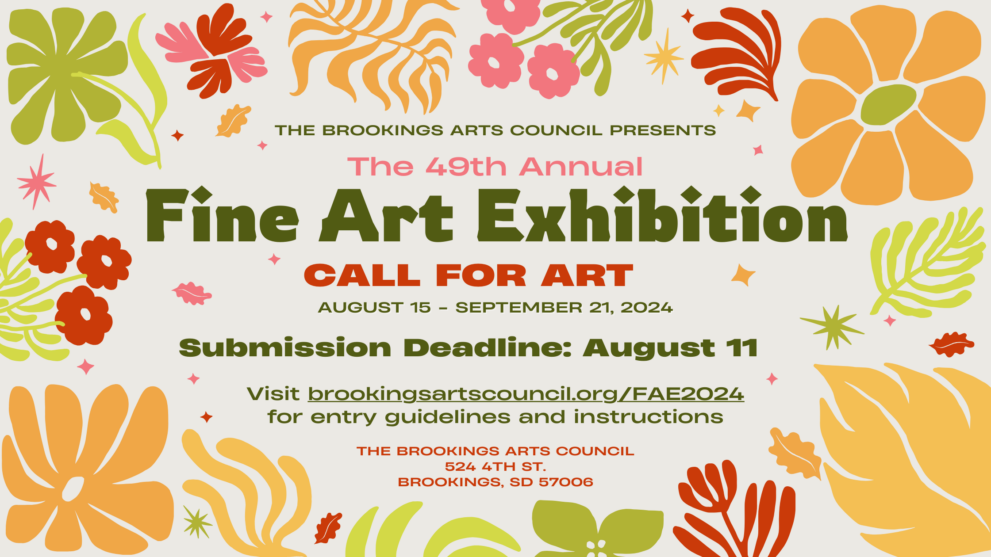 Events from August 30 August 30 Visit Brookings