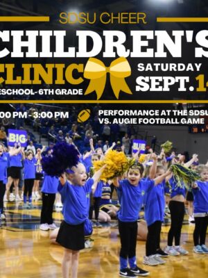 SDSU Cheer Fall Children's Clinic