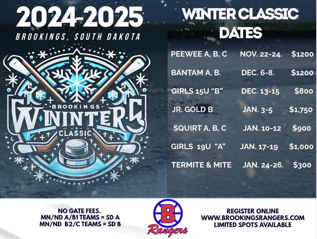 Squirt A,B,C Tournament – Brookings Winter Classic