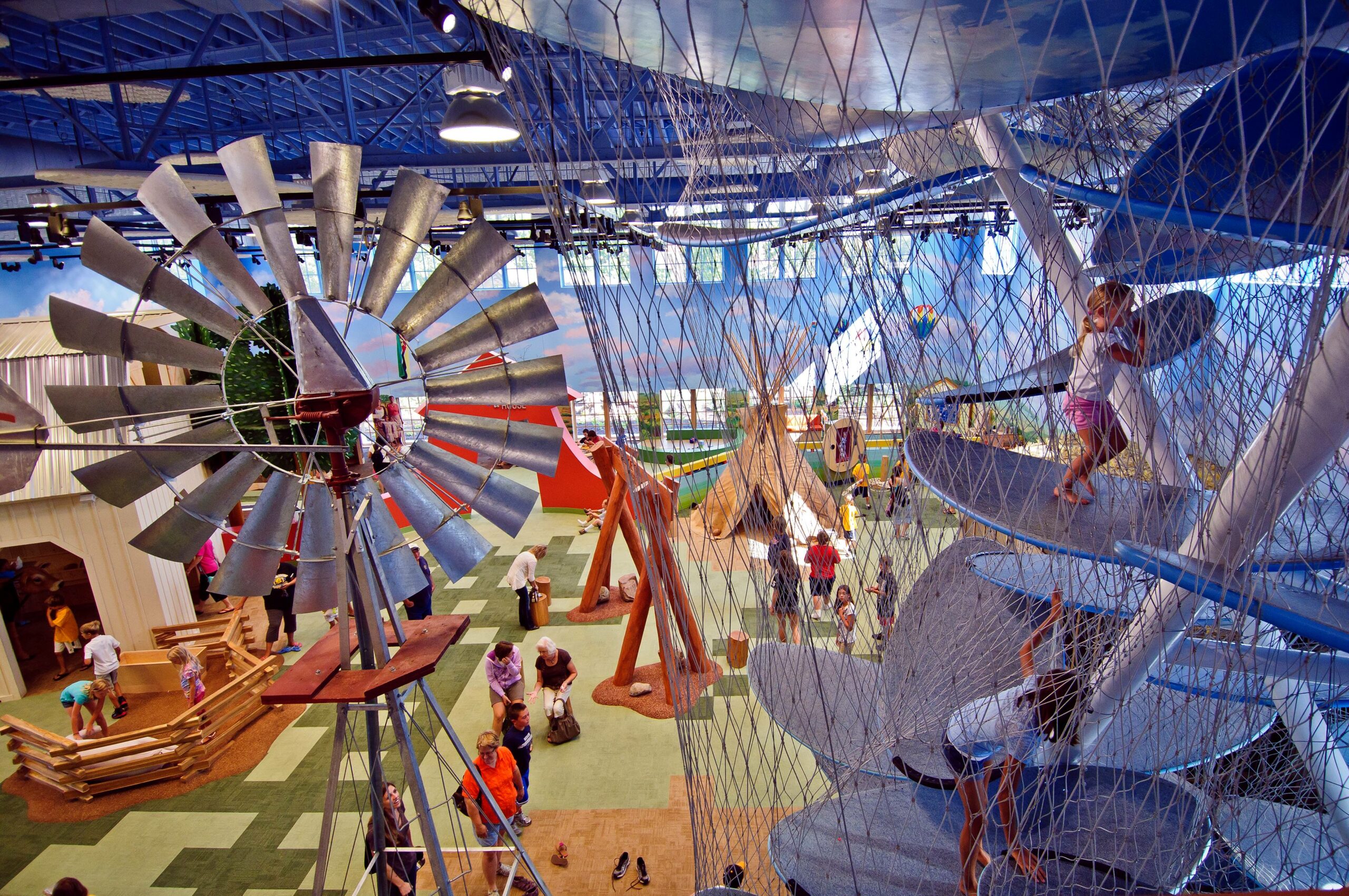 An overview of the Children's Museum of South Dakota from the prairie