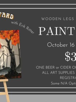 Paint and Sip Haunted Graveyard with Erik Ritter