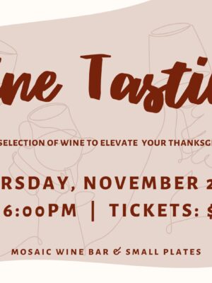 November Wine Tasting