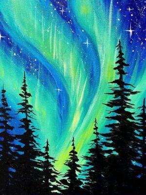 Northern Lights Paint & Sip @ WLBC