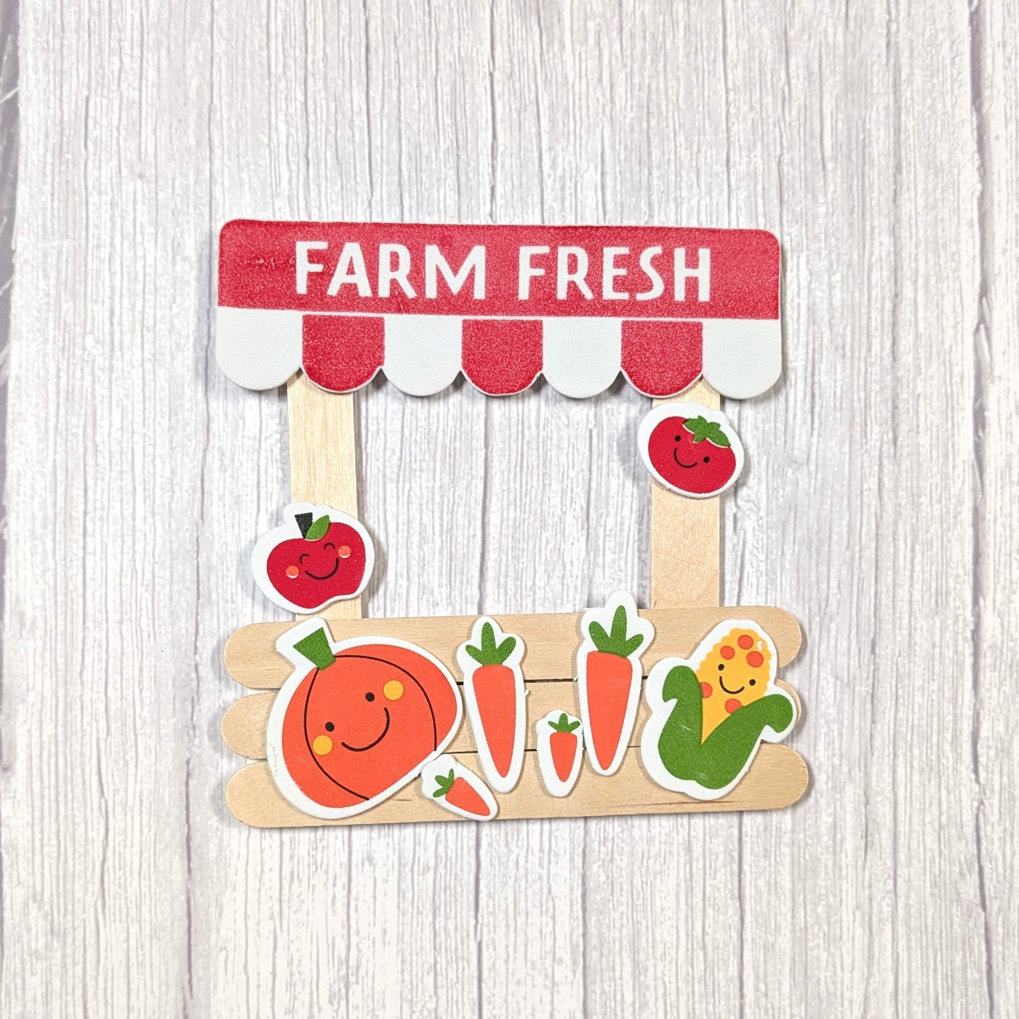 October Make & Take Monday – Farmers Market Picture Frames