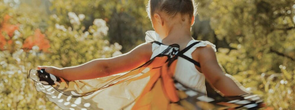Little girl at McCrory Gardens