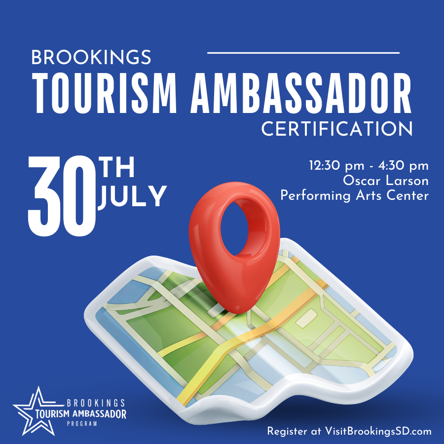 Brookings Tourism Ambassador Certification