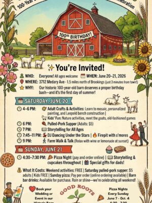Good Roots Farm 100 Year Birthday Bash & Solstice Celebration