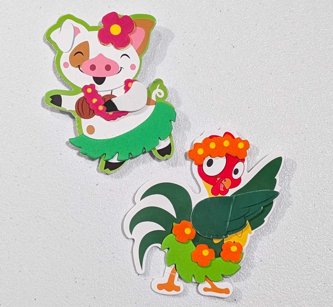 July Make & Take Monday – Luau Animal Magnets