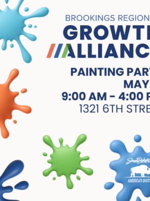 250th Community Mural Painting at the Brookings Regional Growth Alliance