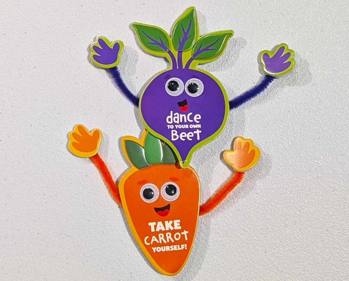 September Make & Take Monday – Funny Vegetable Magnets