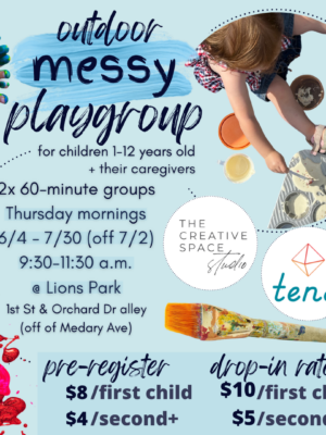 Outdoor messy playgroup