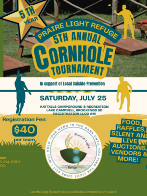 Prairie Light Refuge 5th Annual Cornhole Tournament