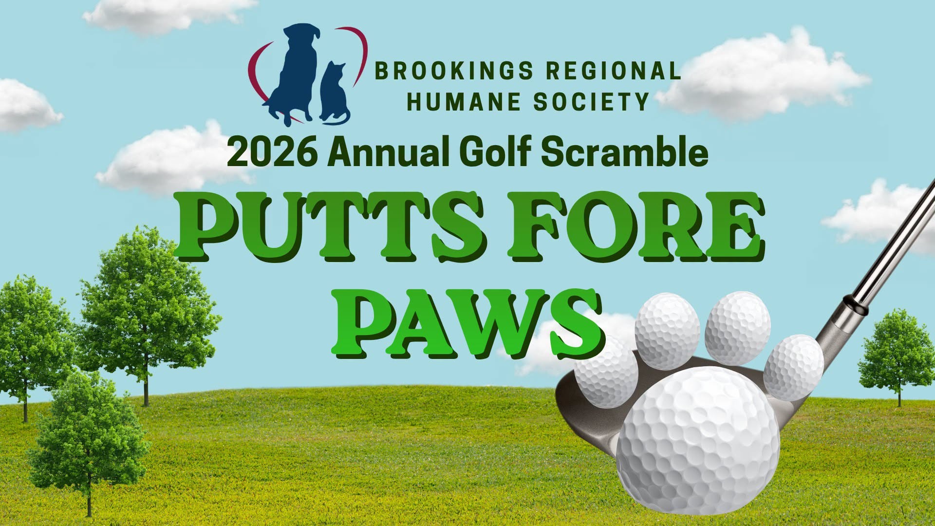 Putts FORE! Paws